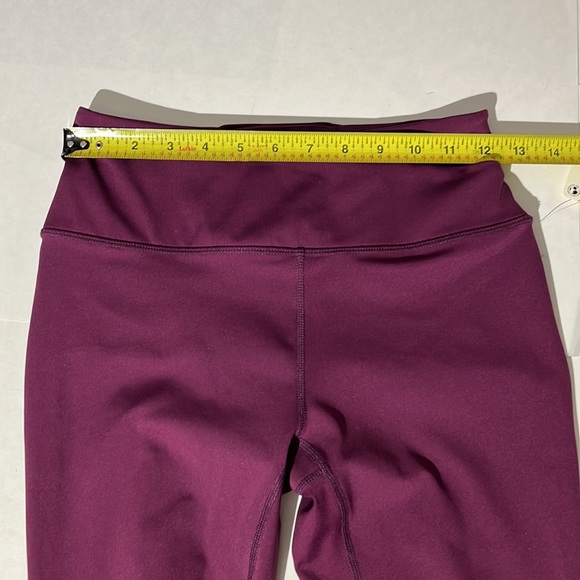 Free People FP Movement plum capri cross cross leggings pants tights small NEW! - Picture 7 of 8